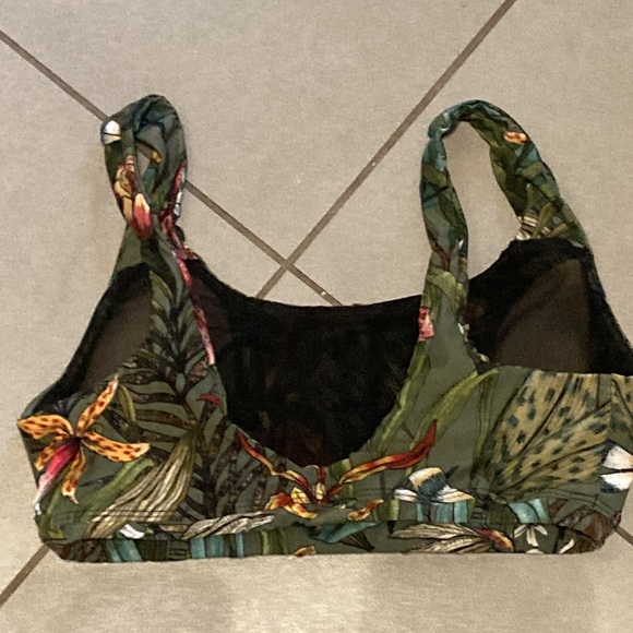 YOGA DEMOCRACY tropical floral workout set, size XS/M - Picture 6 of 14